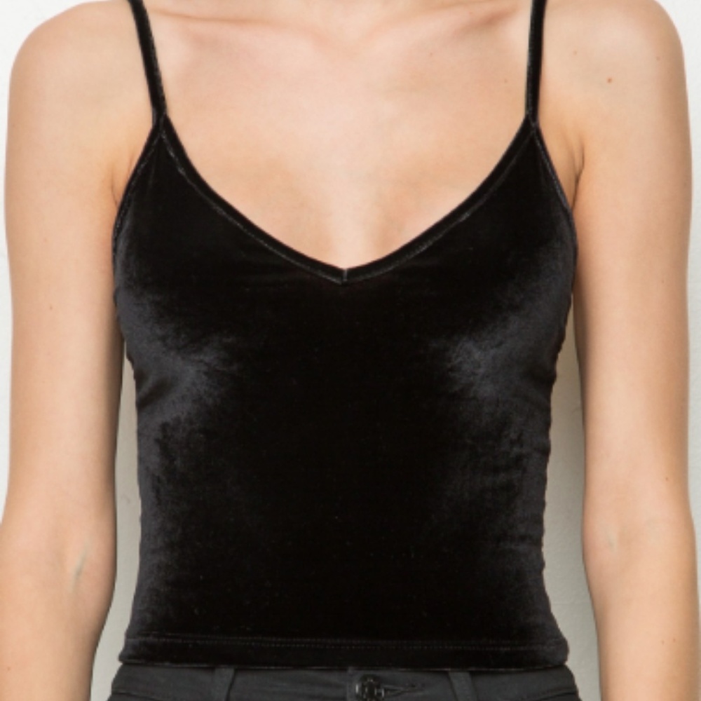 Brandy Melville Joanne Velvet Tank Top